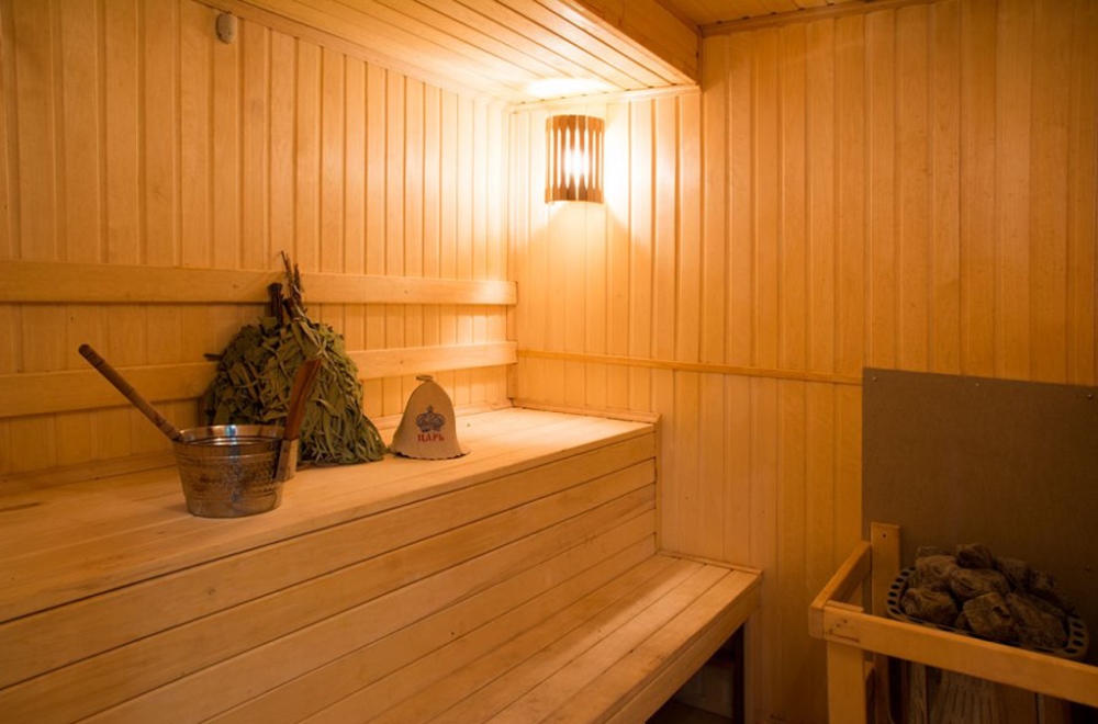 В санатории «Рафаэль» есть русская баня и финская сауна